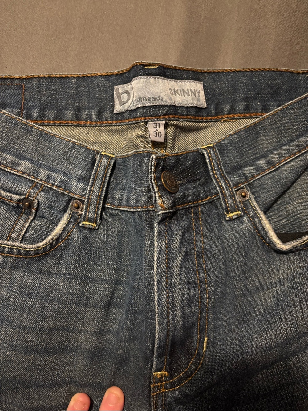 Bullhead Men’s Skinny Jeans - Denim Blue